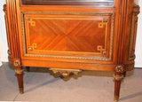 Louis XVI Style Mahogany and Gilt Bronze Display Cabinet