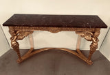 Italian Antique Baroque Style Giltwood Console