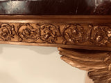 Italian Antique Baroque Style Giltwood Console
