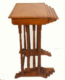 English 18th c Quartetto of Nesting Tables