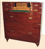 Campaign Chest with Fitted Drawer