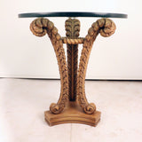 Carved and Painted Occasional Table, Attributed to Louis Pistono
