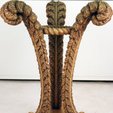 Carved and Painted Occasional Table, Attributed to Louis Pistono