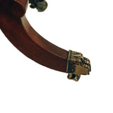 Georgian Mahogany Demilune Work Table