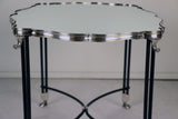 French Mirrored Surtout de Table Now Mounted as a Low Table