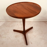 Hans C Andersen Teak  Small Pedestal Table