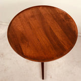 Hans C Andersen Teak  Small Pedestal Table