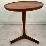 Hans C Andersen Teak  Small Pedestal Table