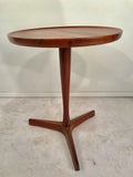 Hans C Andersen Teak  Small Pedestal Table