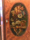 Sheraton Revival Painted Satinwood Side Cabinet