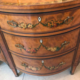 Sheraton Revival Painted Satinwood Side Cabinet