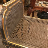 Antique French Louis XVI Style Gilt And Painted Bench