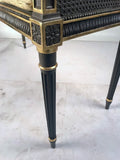 Antique French Louis XVI Style Gilt And Painted Bench