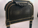 Antique French Louis XVI Style Gilt And Painted Bench