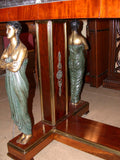 Napoleon 111 Empire Style Mahogany and Gilt Bronze Centre Table