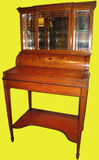 Edwardian Satinwood  Bonheur du Jour by Edwards & Roberts