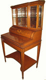 Edwardian Satinwood  Bonheur du Jour by Edwards & Roberts