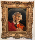 Erwin Eichinger Pair of Portraits of Tyrolean Countrymen