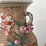 Large Pair of Chinese Export Vases in the Rockefeller Palette