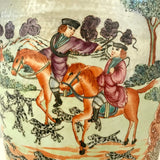 Large Pair of Chinese Export Vases in the Rockefeller Palette