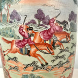 Large Pair of Chinese Export Vases in the Rockefeller Palette
