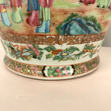 Large Pair of Antique Canton Baluster Vases