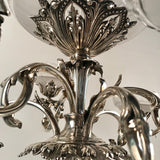 Victorian Silvered Bronze Centerpiece/ Epergne