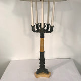 Pair of Antique Second Empire Style Five-Arm Candelabra