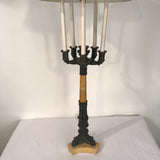 Pair of Antique Second Empire Style Five-Arm Candelabra