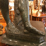 After the Antique, Silenus and the Infant Bacchus a Serpentine Group