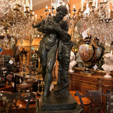 After the Antique, Silenus and the Infant Bacchus a Serpentine Group