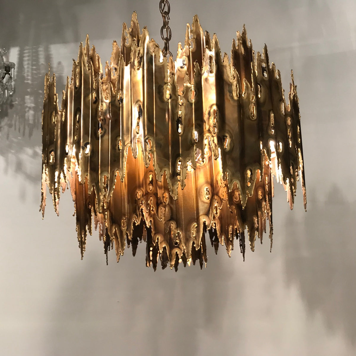 Brutalist chandelier deals