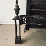 Georgian Polished Steel Firegrate, circa 1800