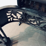 Georgian Polished Steel Firegrate, circa 1800