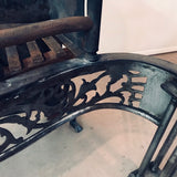 Georgian Polished Steel Firegrate, circa 1800