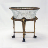 Austrian Empire Style Gilt Bronze Mounted Crystal Centrepiece