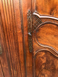 French Provincial Walnut Armoire