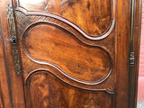 French Provincial Walnut Armoire