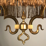 French Art Nouveau Gasolier Type Chandelier