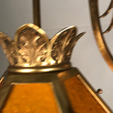 French Art Nouveau Gasolier Type Chandelier