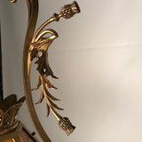 French Art Nouveau Gasolier Type Chandelier