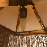 French Art Nouveau Gasolier Type Chandelier