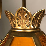 French Art Nouveau Gasolier Type Chandelier