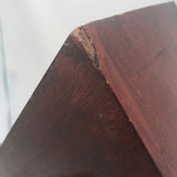 British/Canadian Eight Day Mantel Timepiece in Mahogany and Cut-Brass Case