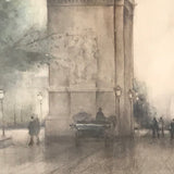 John Wesley Little L' Arc de Triomphe, Watercolor