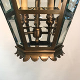Late 19th Century Bronze Hanging Lantern