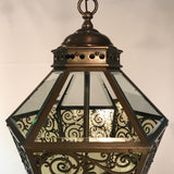 Late 19th Century Bronze Hanging Lantern