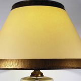 French Onyx and Cloisonne Banquet Lamp