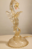 Pair of Murano Glass Seahorse Table Lamps