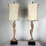 Heifetz Mid-Century Modern Pair of Table Lamps